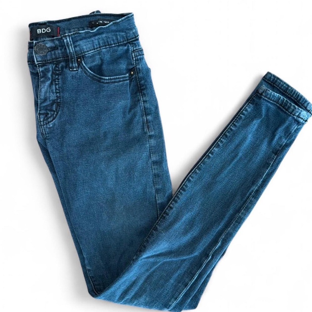 BDG Urban Outfitters Twig Ankle Skinny Jeans 26 Dark Wash Mid Rise